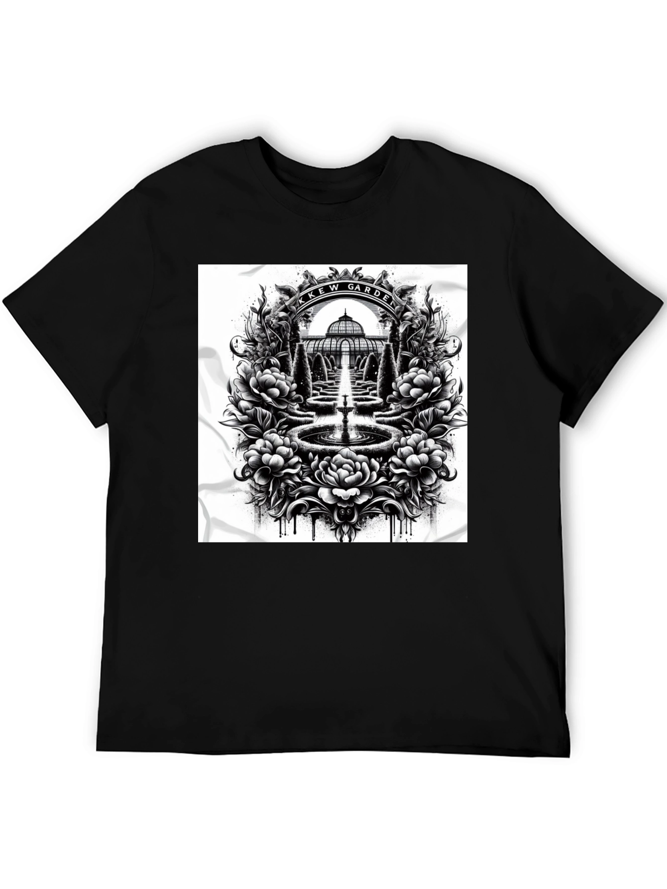 Kew Garden Black T-Shirt