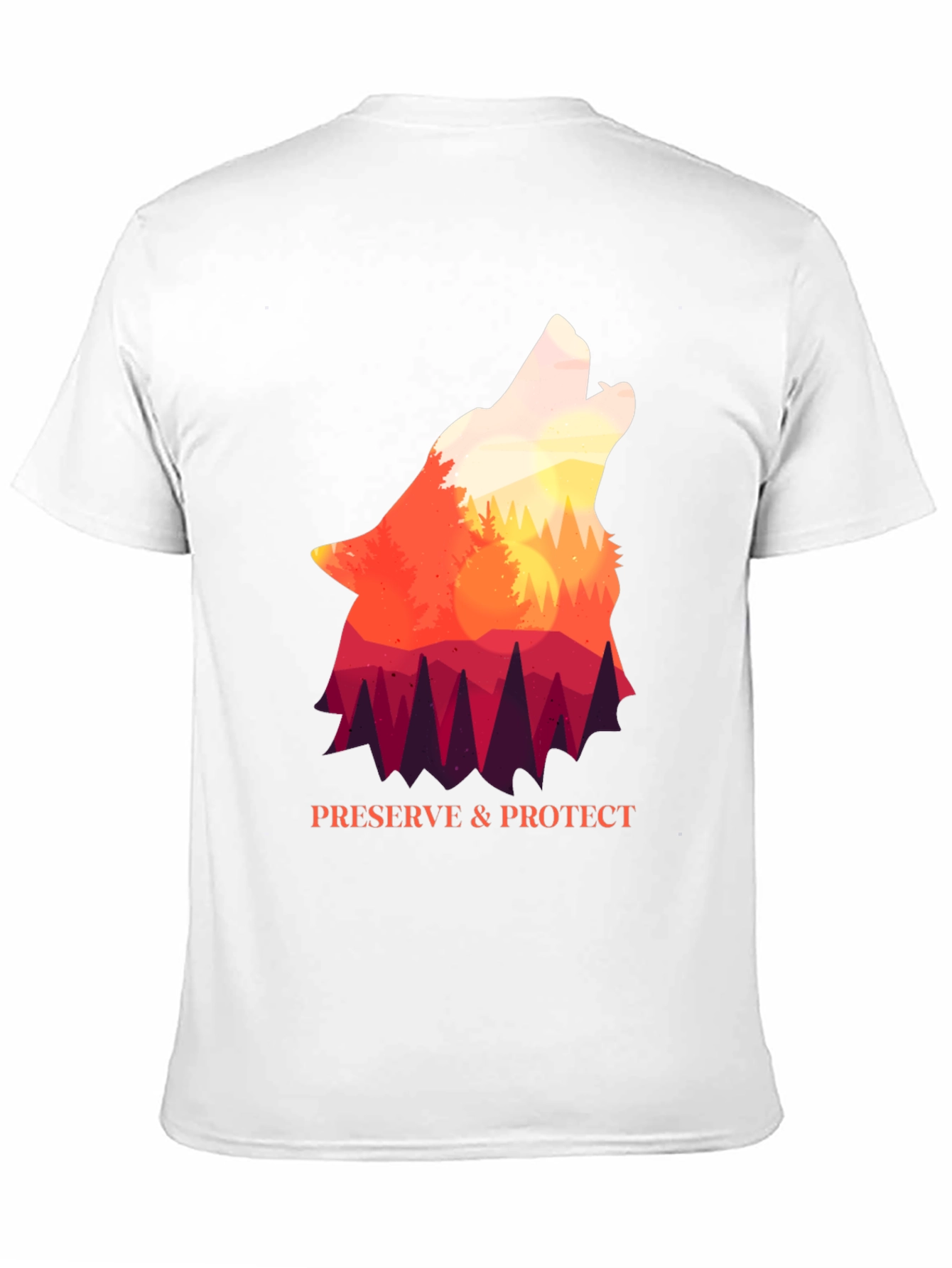 Wolf Preserve & Protect Graphic T-Shirt