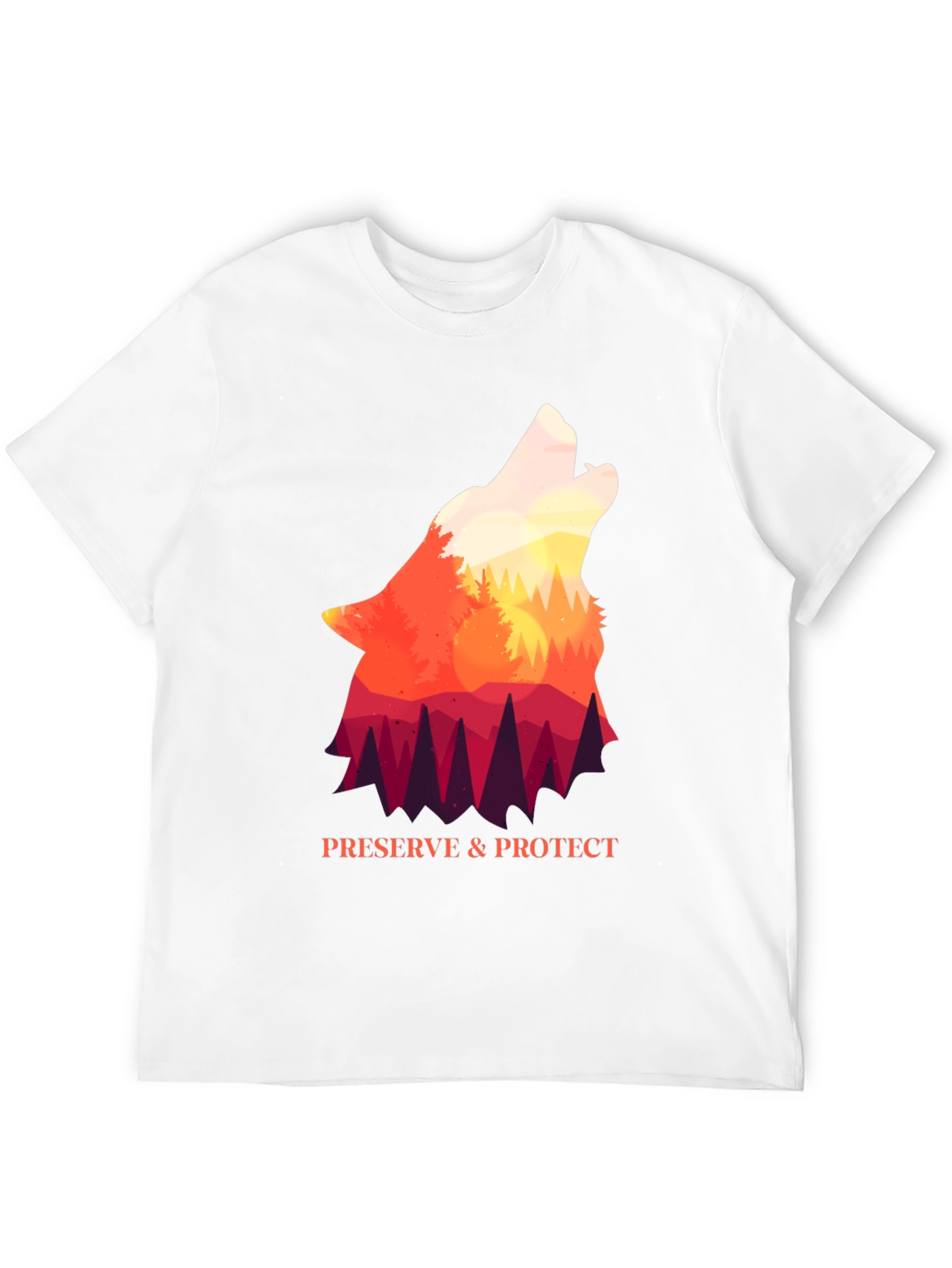 Wolf Preserve & Protect Graphic T-Shirt