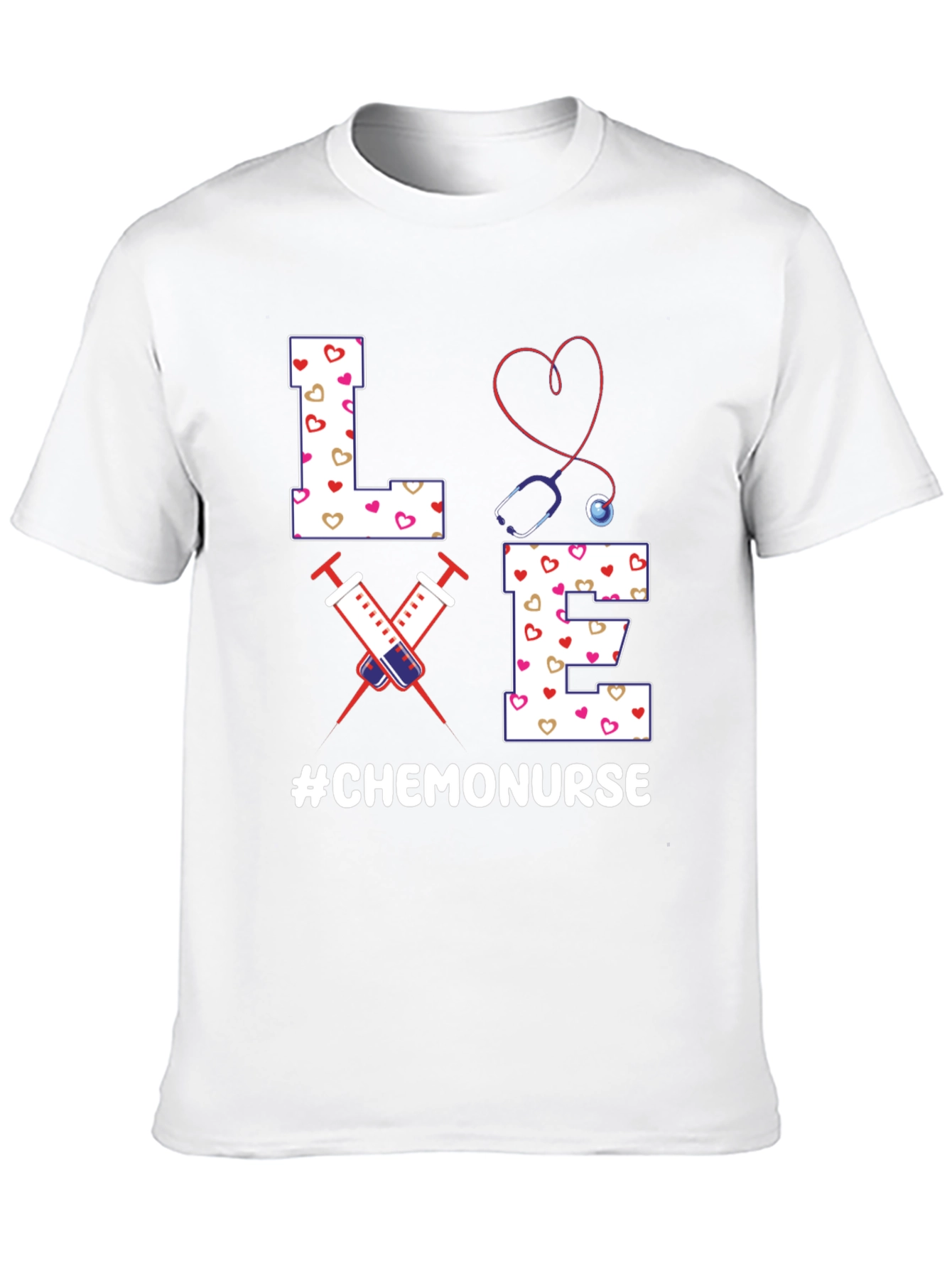 Chemo Nurse Love T-Shirt Nurse Appreciation Tee