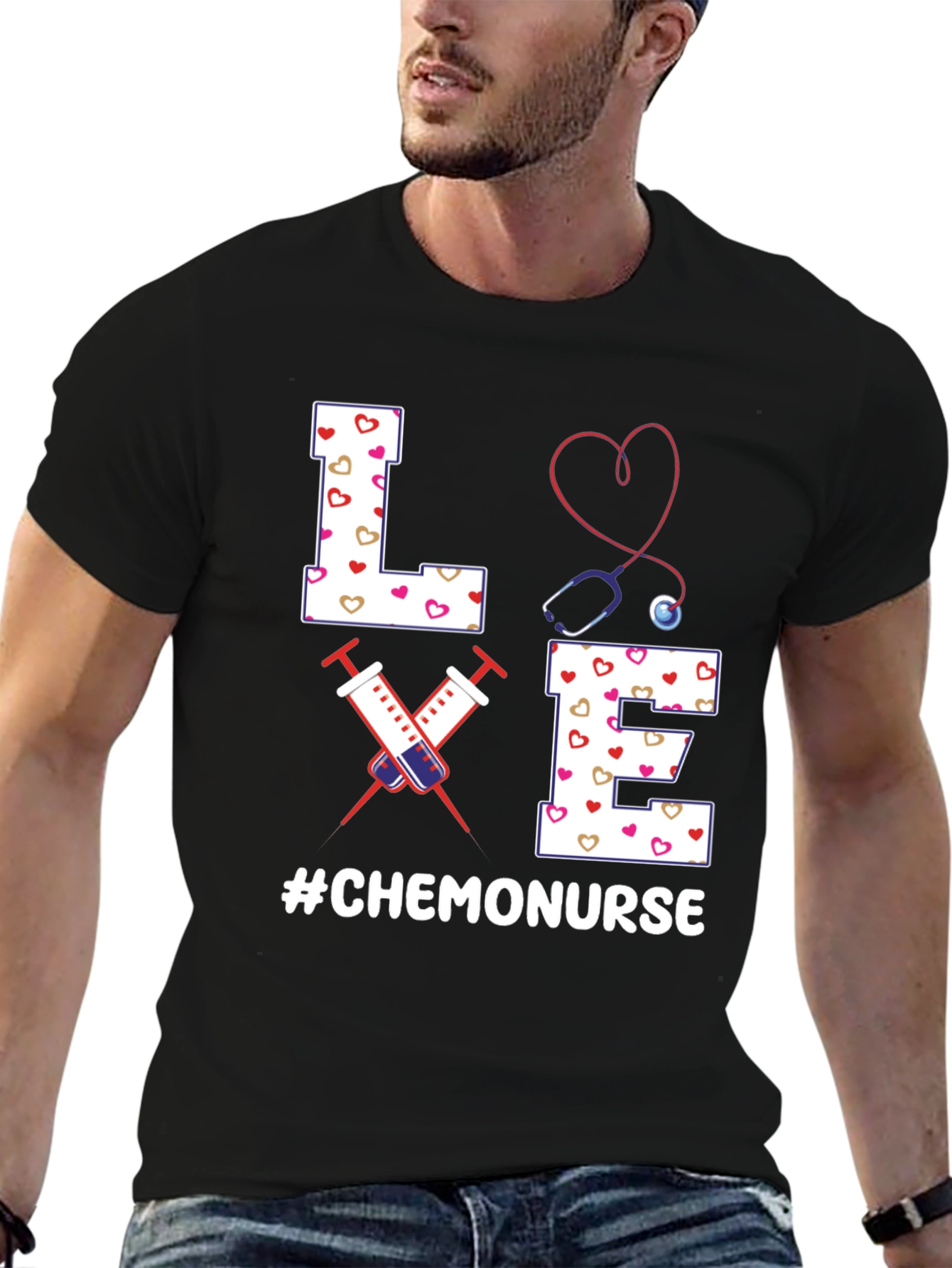 Chemo Nurse Love T-Shirt Nurse Appreciation Tee