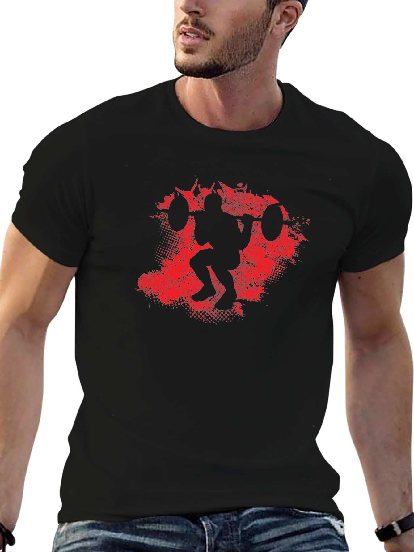 Weightlifting Squat Graphic Tee
