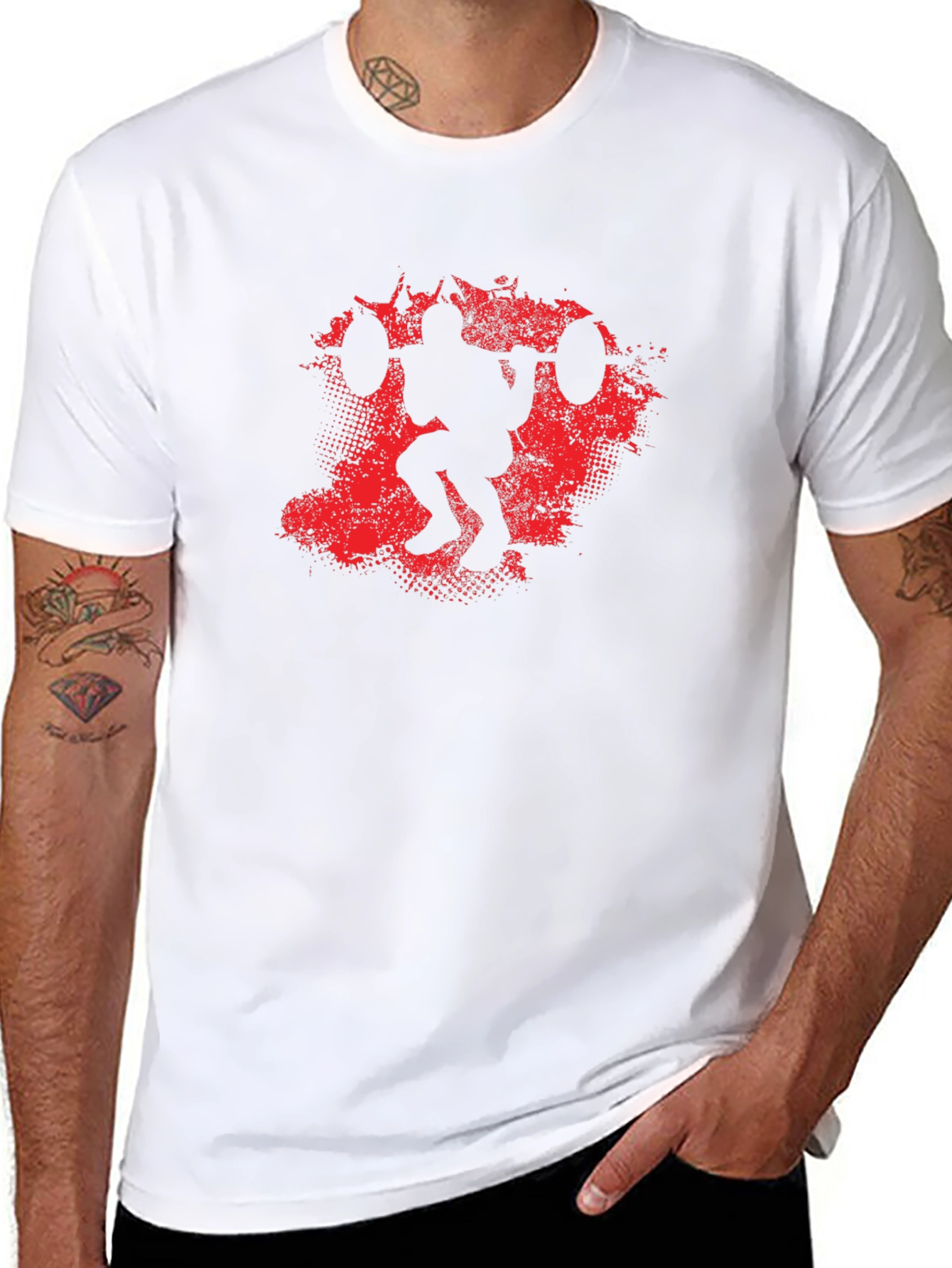 Weightlifting Squat Graphic Tee