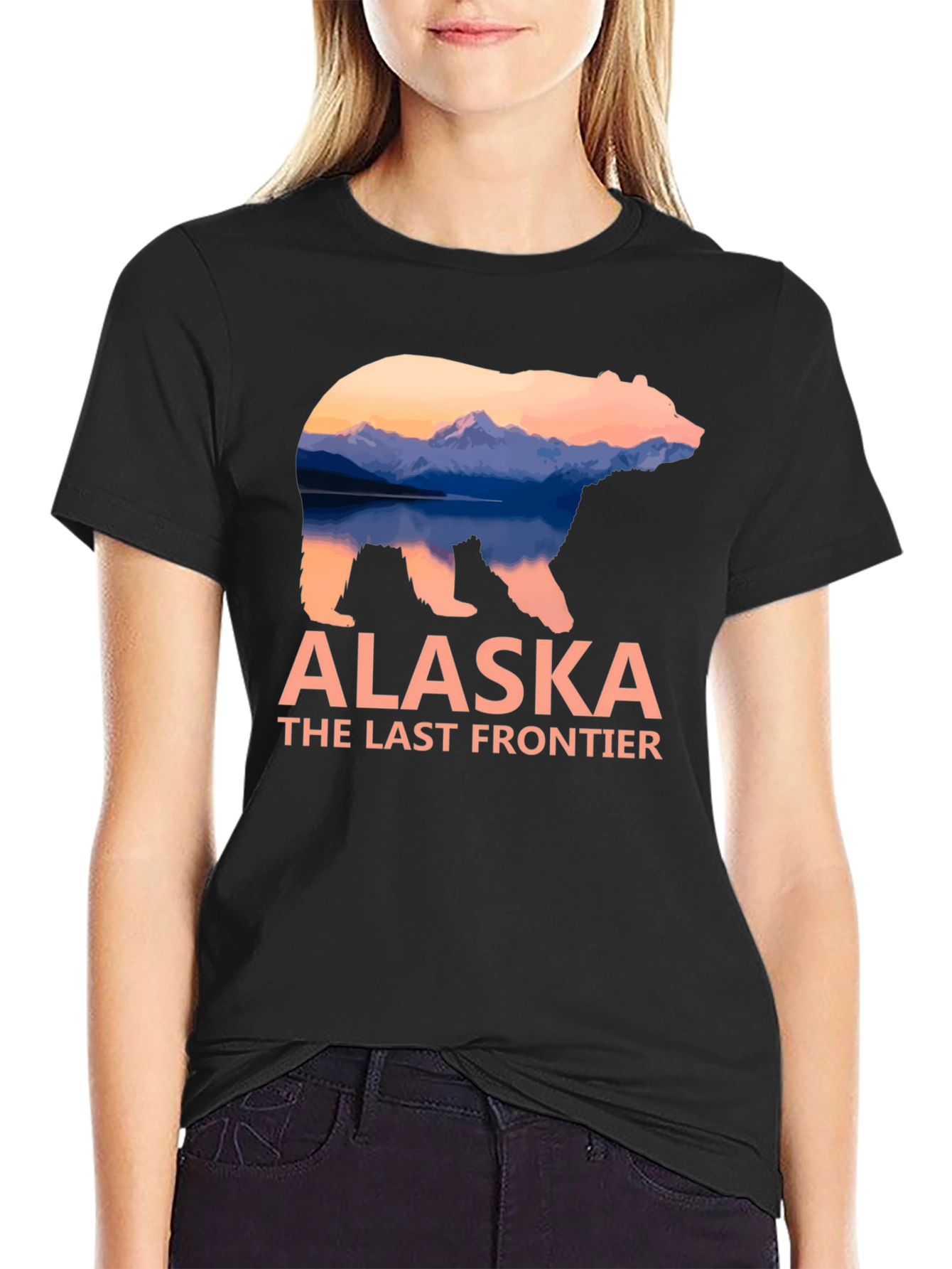 Alaska Bear Graphic T-Shirt - The Last Frontier