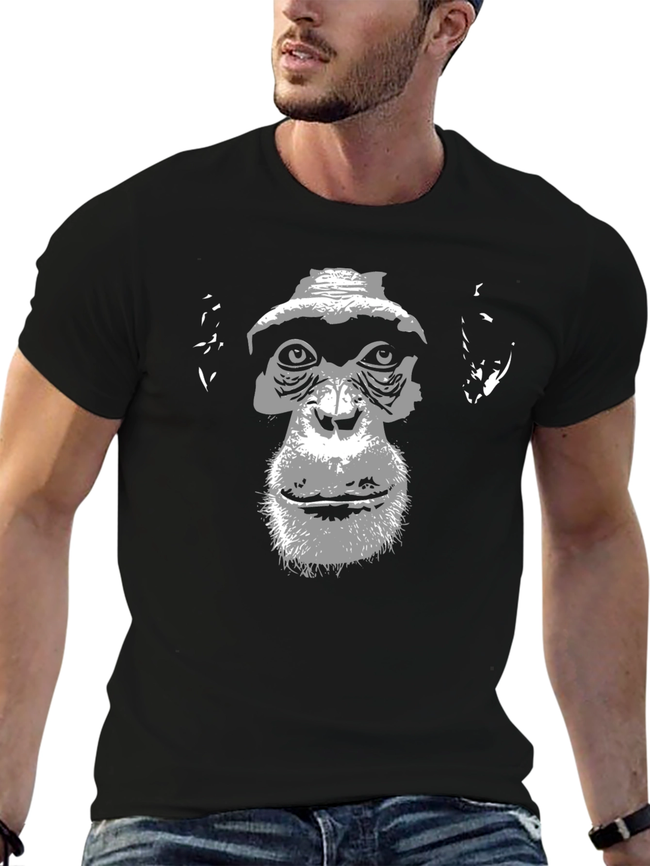 Cool Monkey Graphic T-Shirt