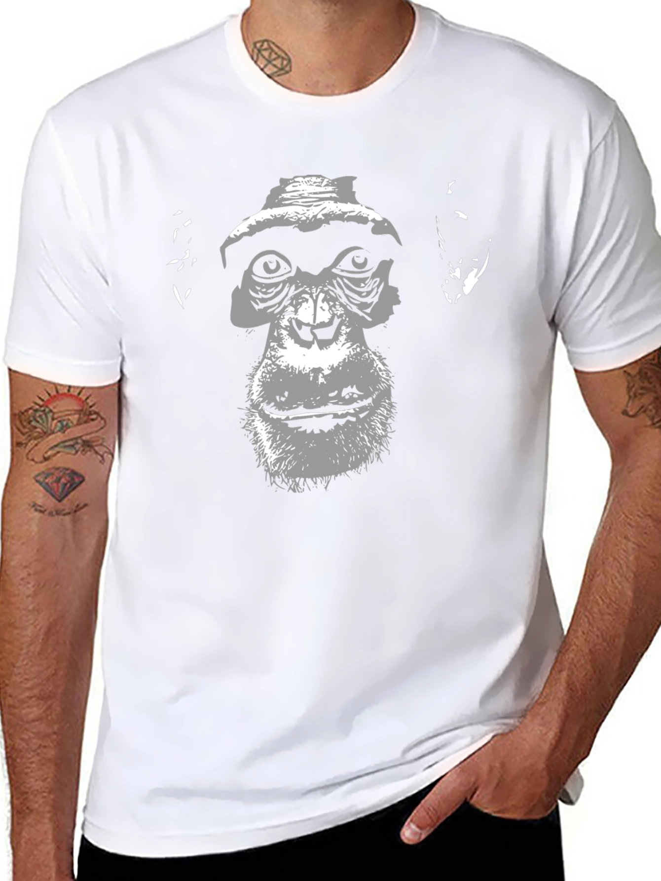 Cool Monkey Graphic T-Shirt