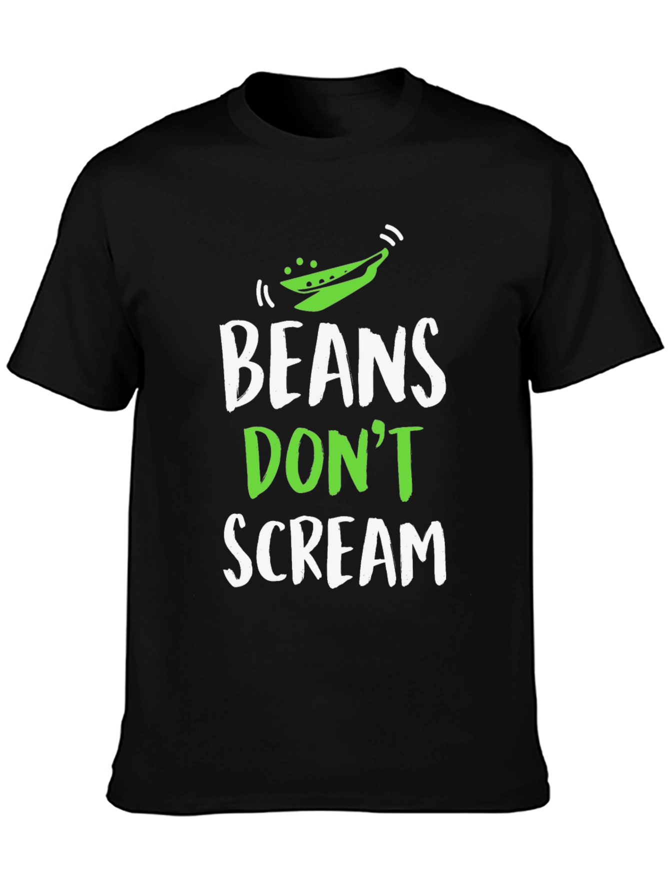 Beans Dont Scream Funny Vegan T-Shirt