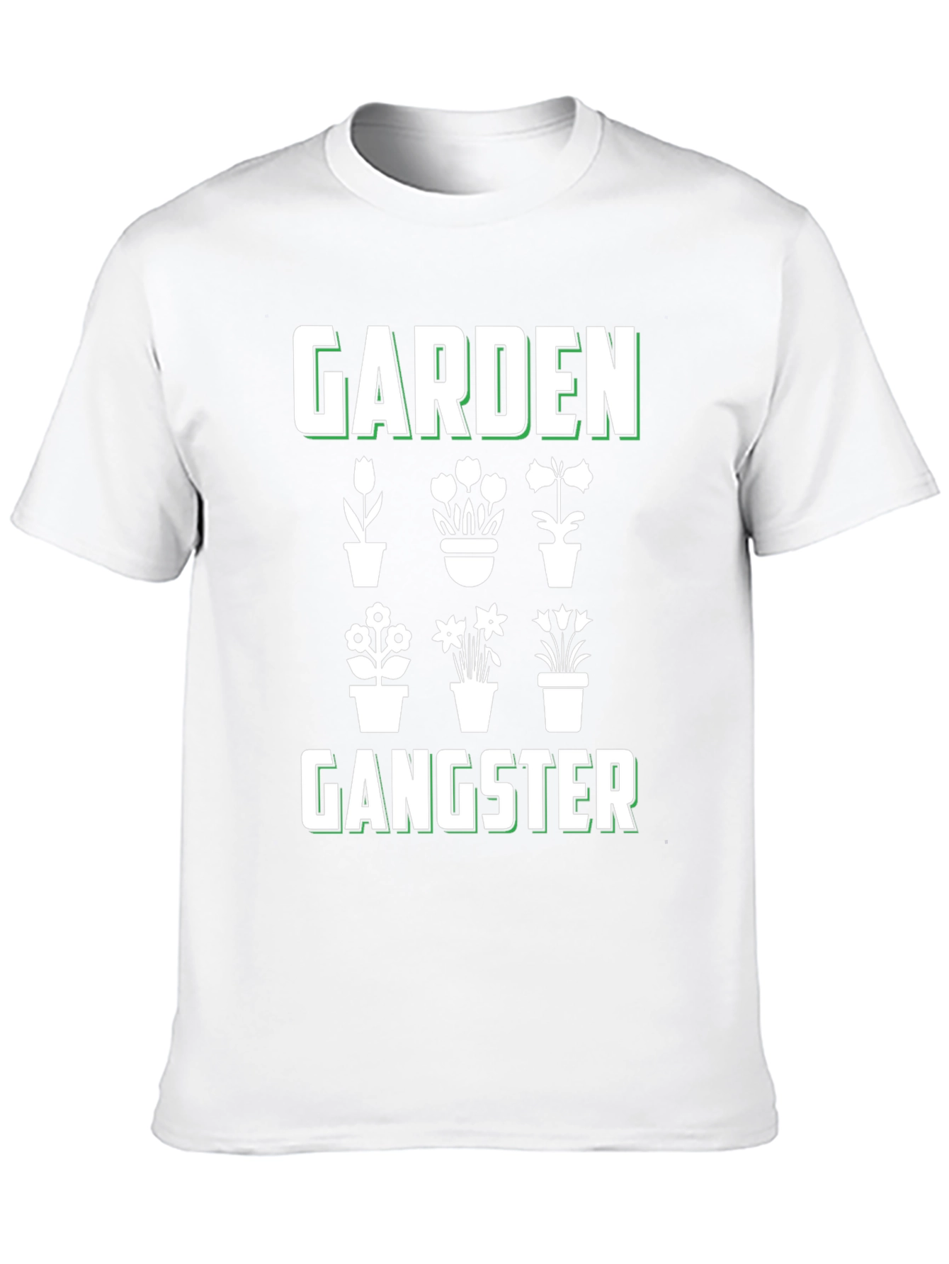 Garden Gangster Black T-Shirt - Plant Lover Tee