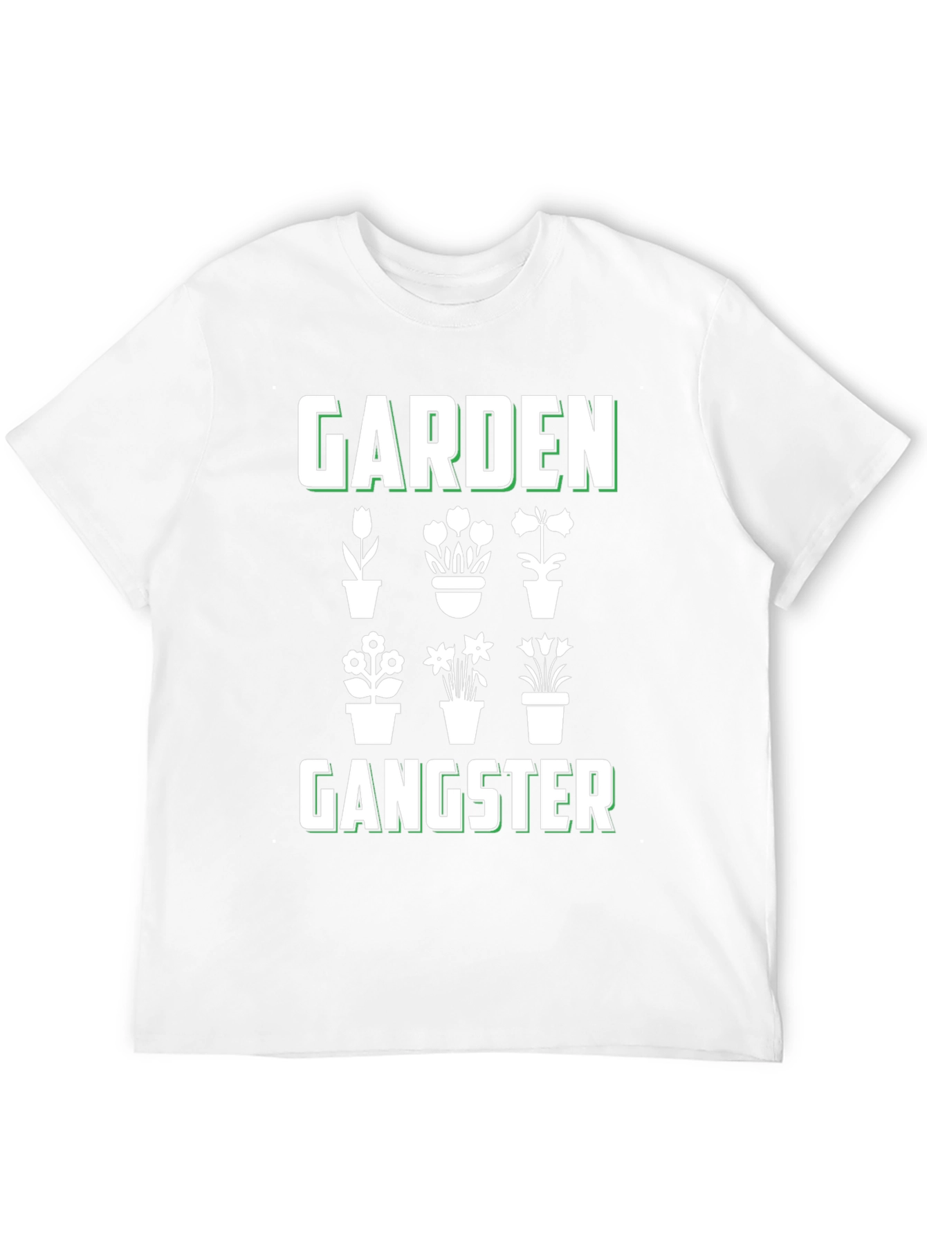 Garden Gangster Black T-Shirt - Plant Lover Tee