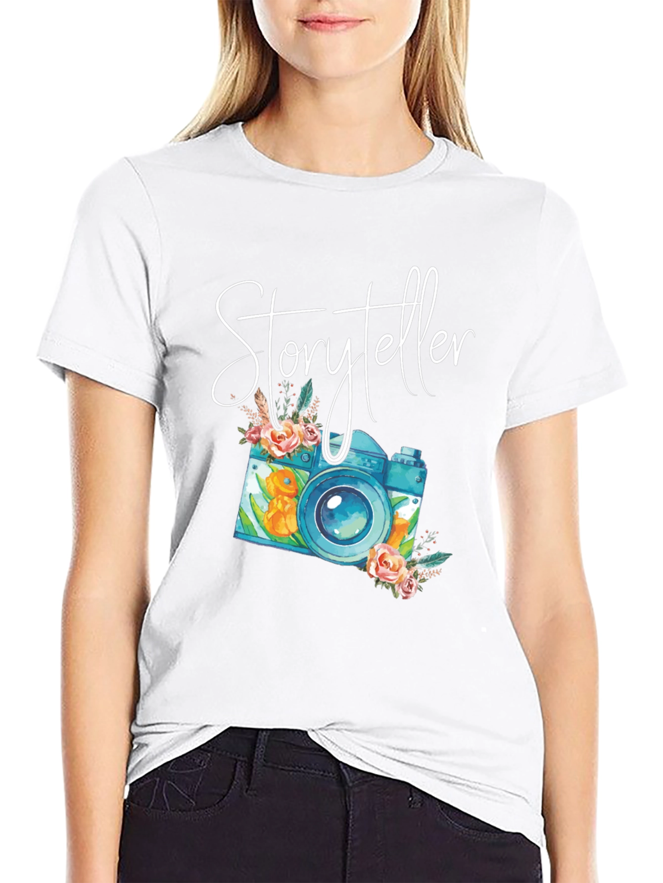 Storyteller Camera Graphic Tee - Photographer T-Shirt