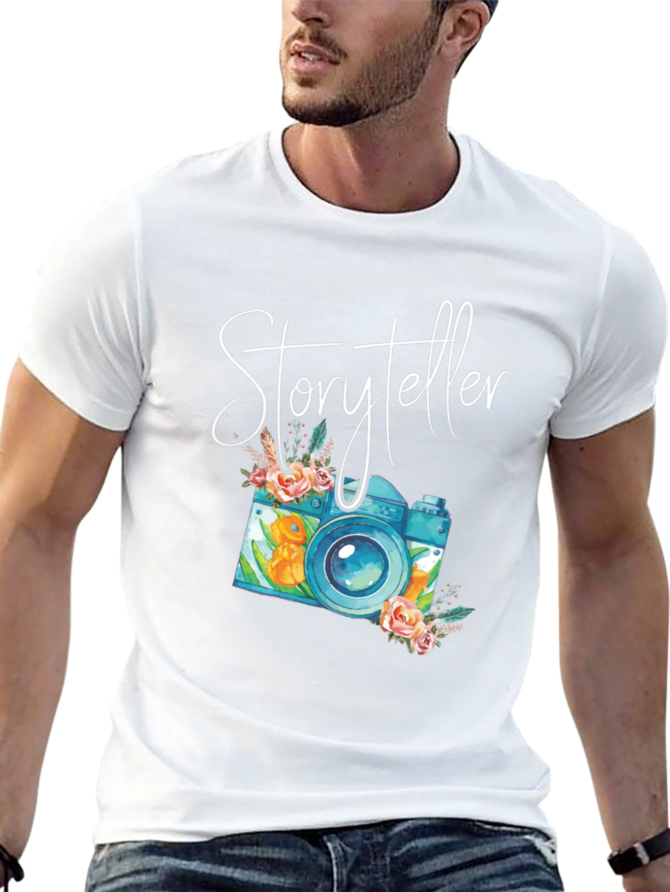 Storyteller Camera Graphic Tee - Photographer T-Shirt