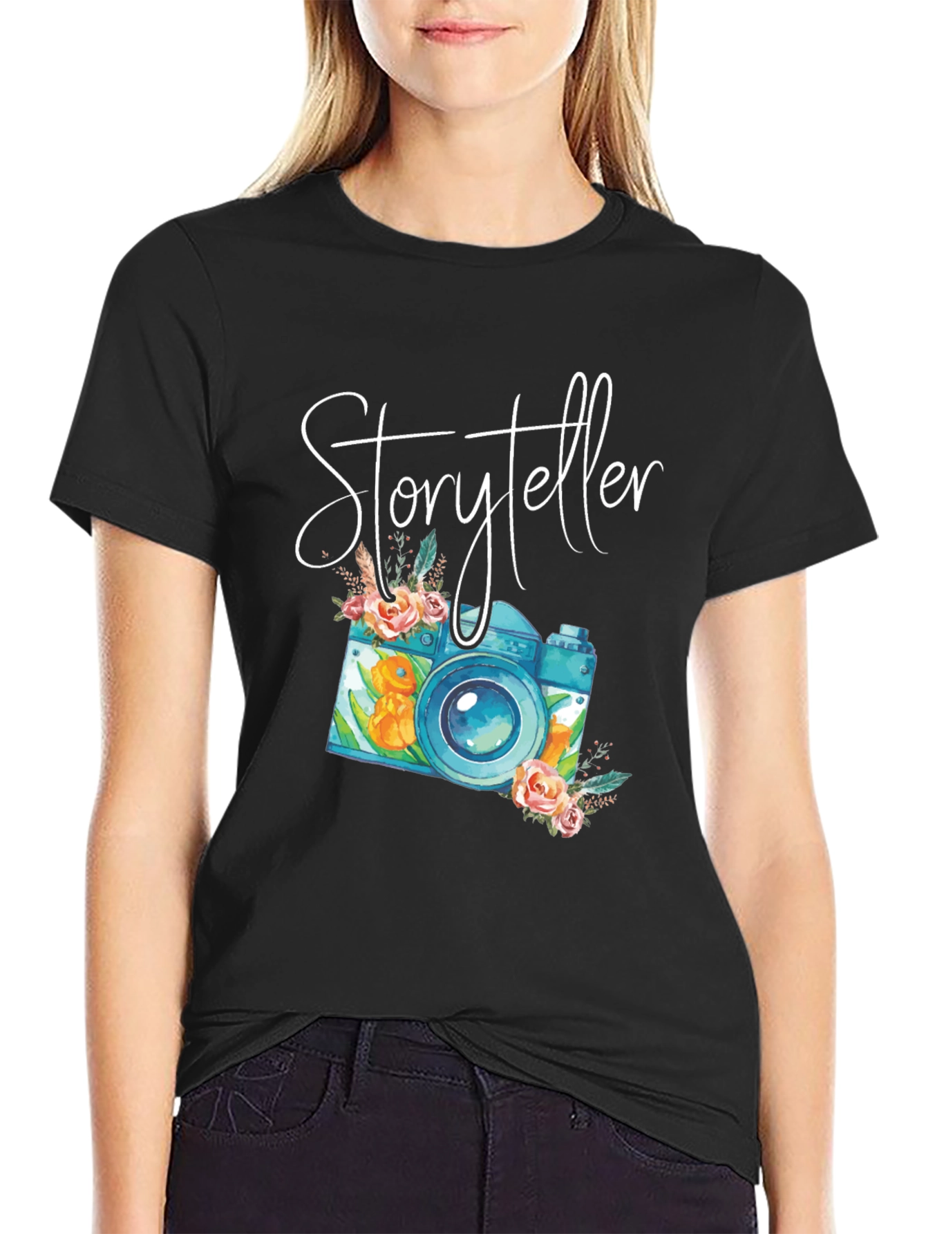 Storyteller Camera Graphic Tee - Photographer T-Shirt