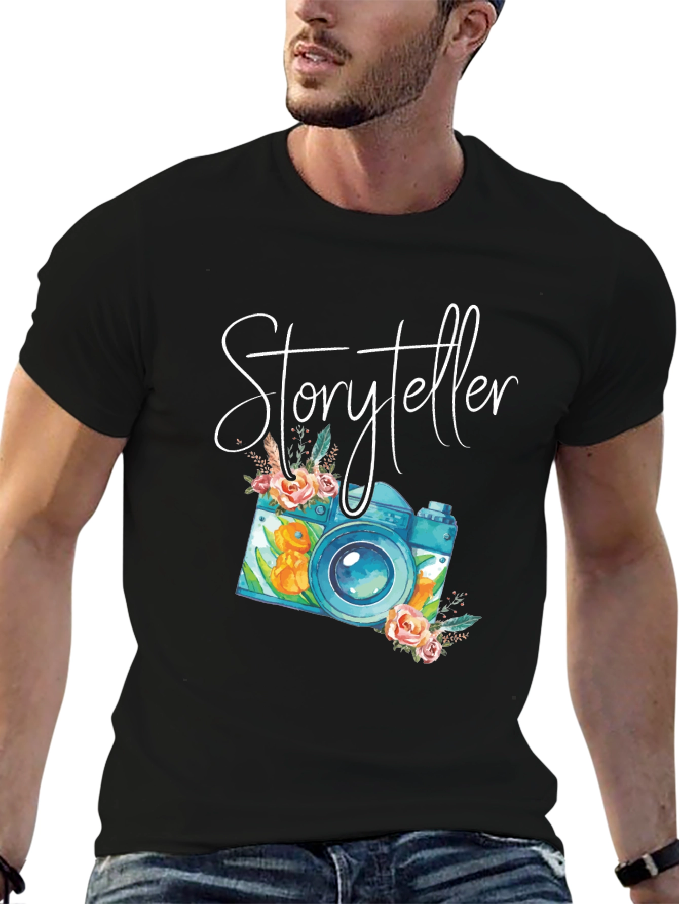 Storyteller Camera Graphic Tee - Photographer T-Shirt