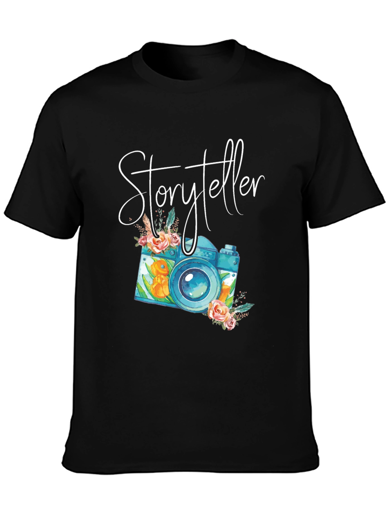 Storyteller Camera Graphic Tee - Photographer T-Shirt