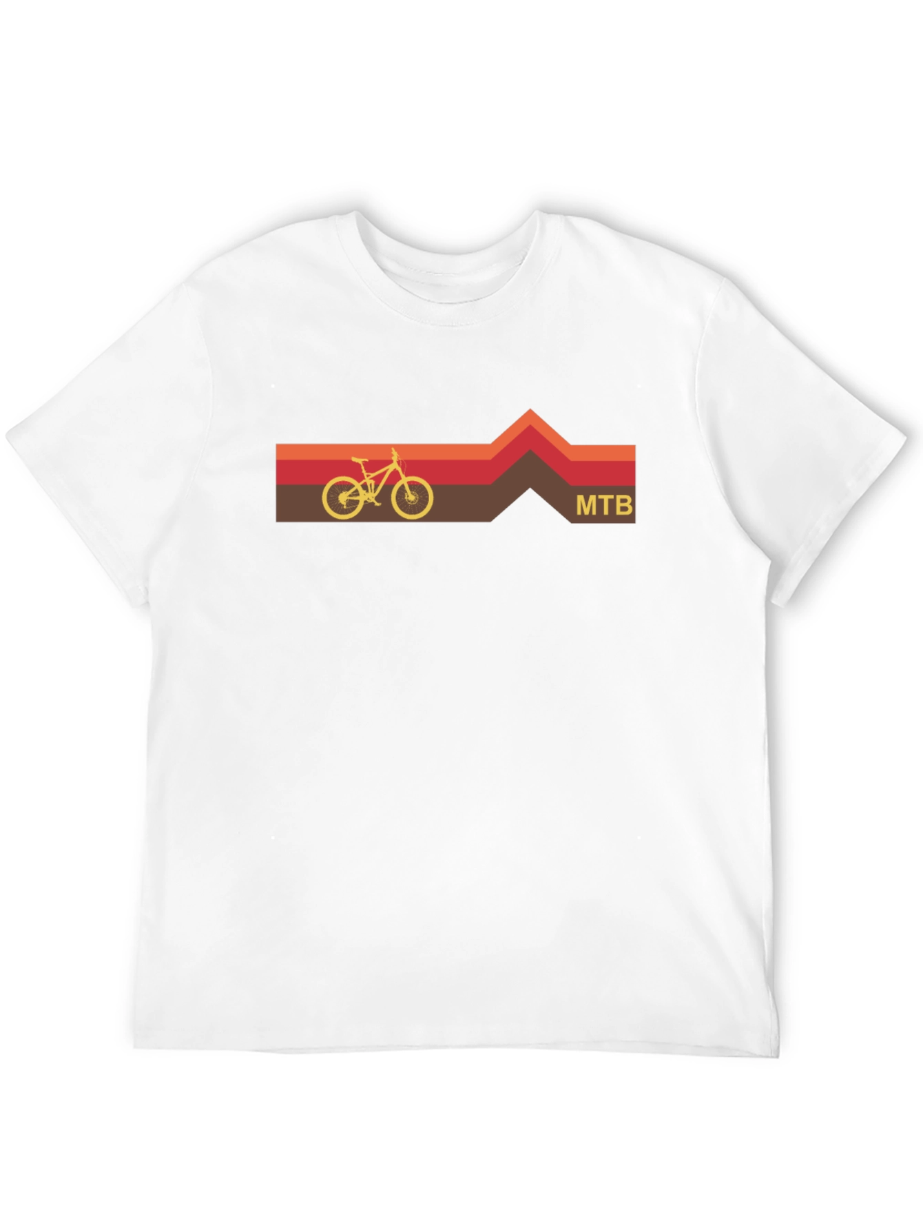 MTB Mountain Bike T-Shirt - Retro Style