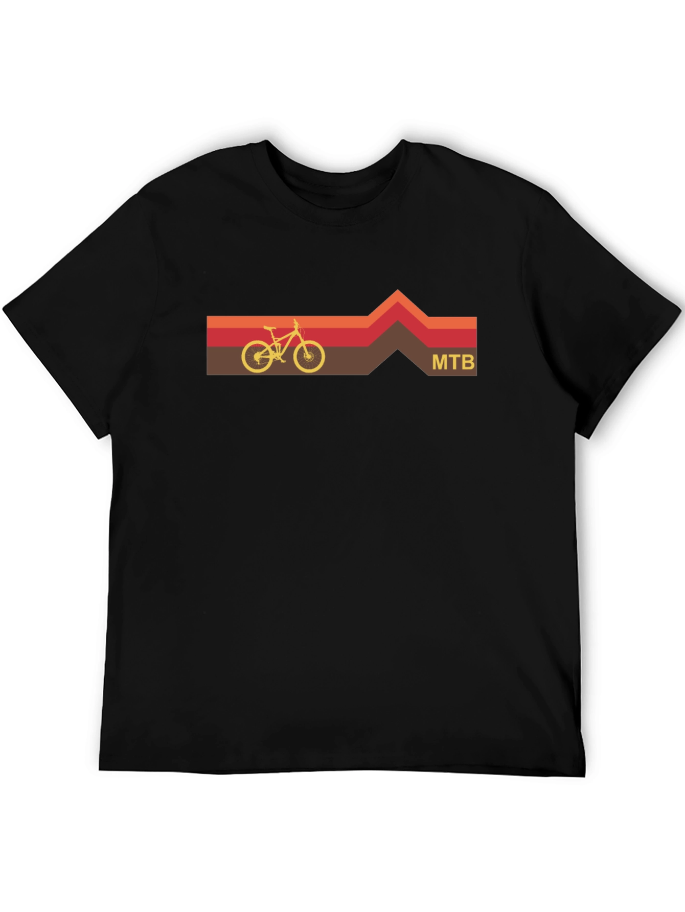 MTB Mountain Bike T-Shirt - Retro Style