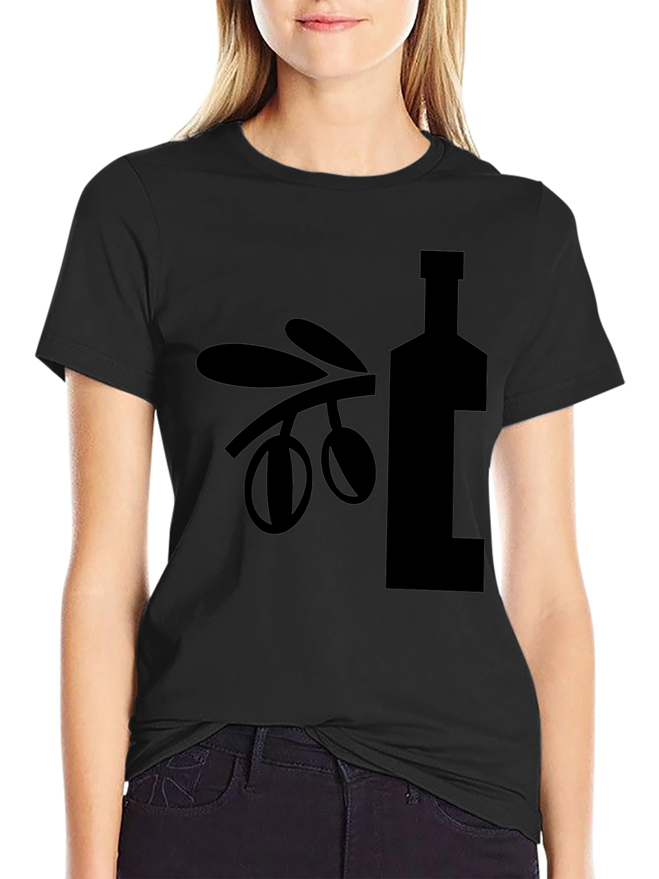 Olive Oil Bottle Graphic Tee