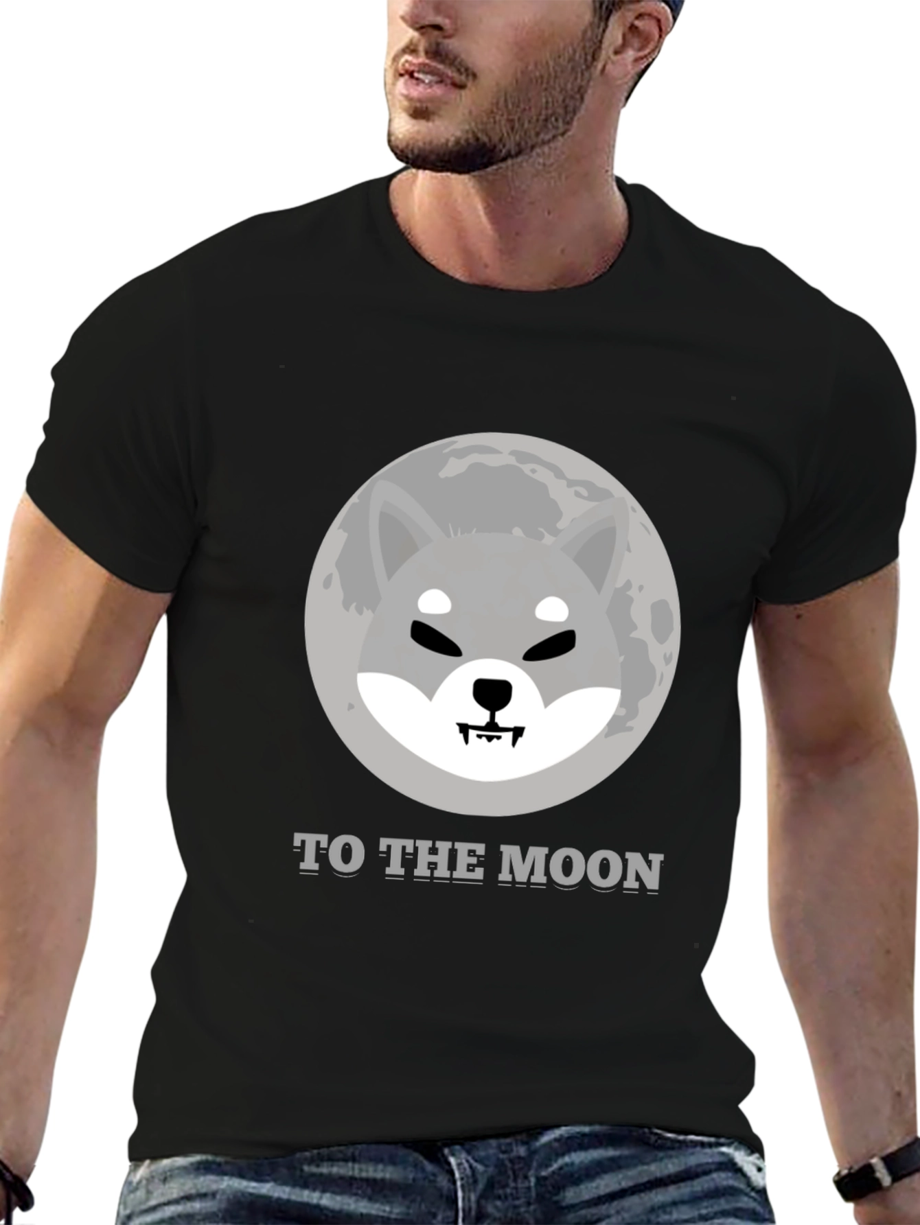 Shiba Inu To The Moon T-Shirt Crypto Meme