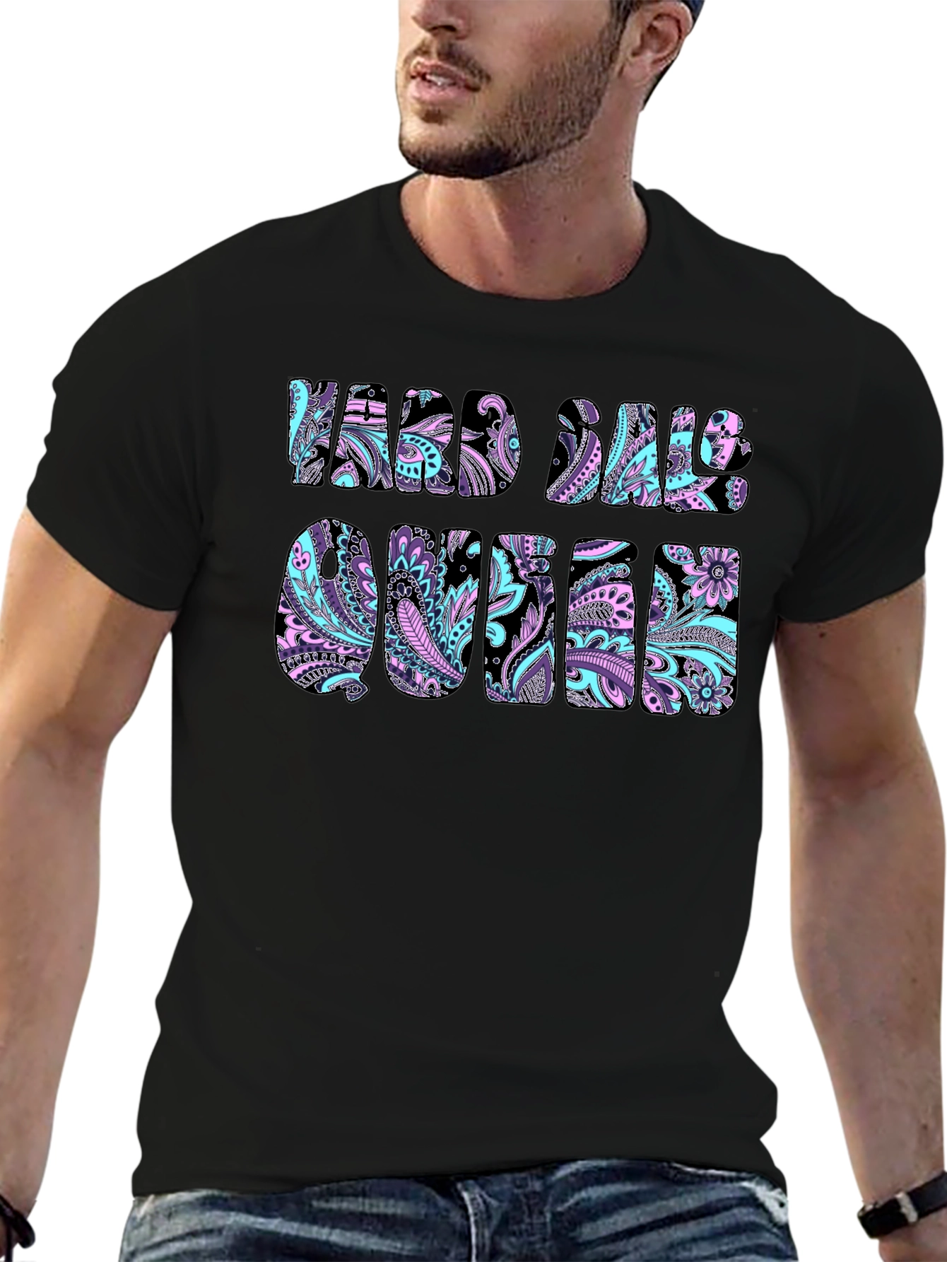 Hard Sale Queen Paisley Graphic T-Shirt