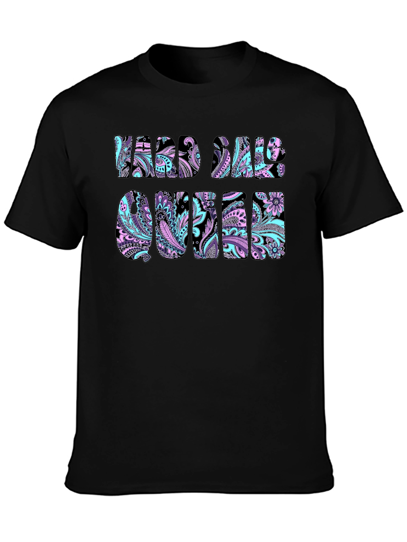 Hard Sale Queen Paisley Graphic T-Shirt