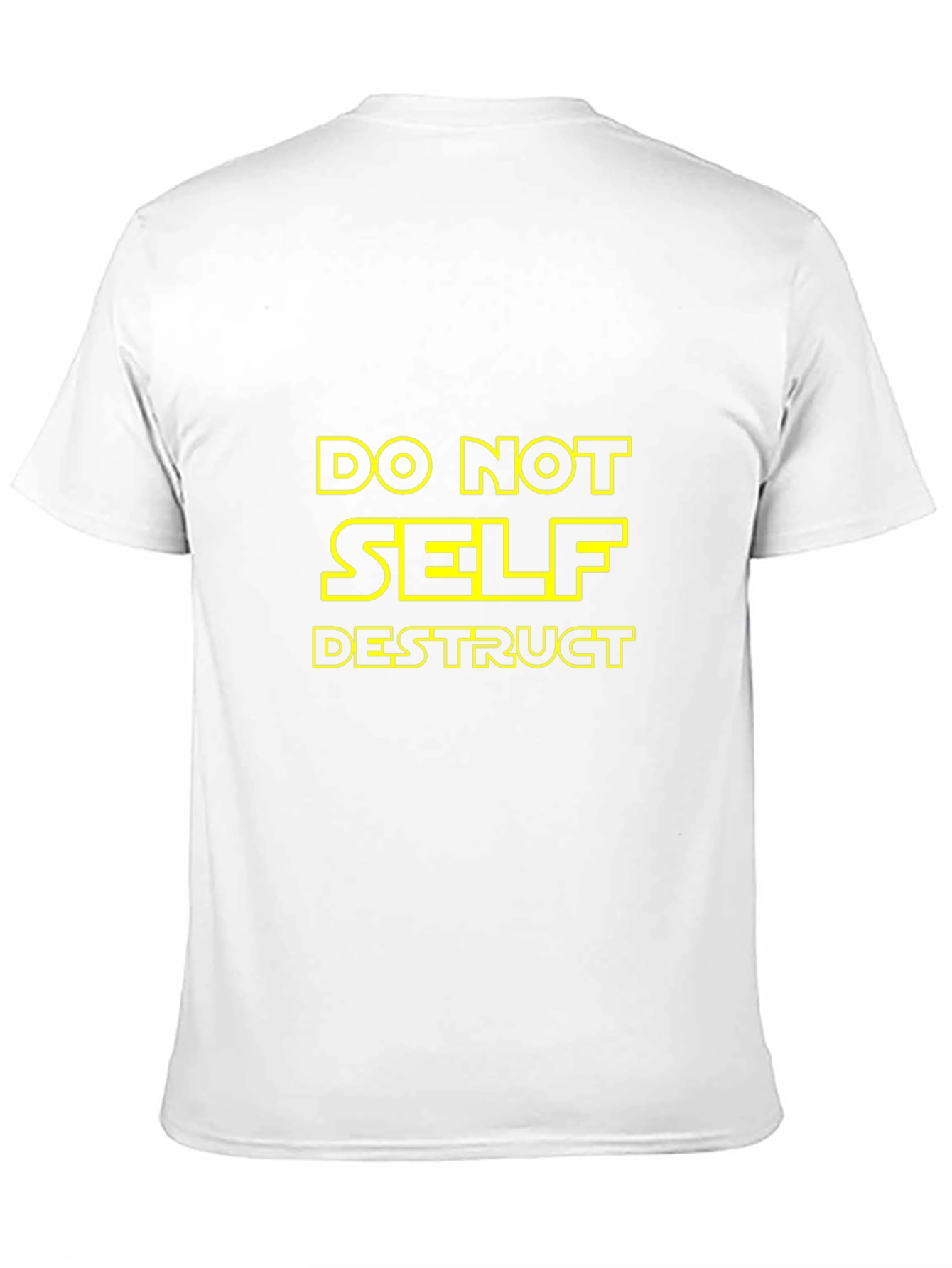 Do Not Self Destruct Black T-Shirt