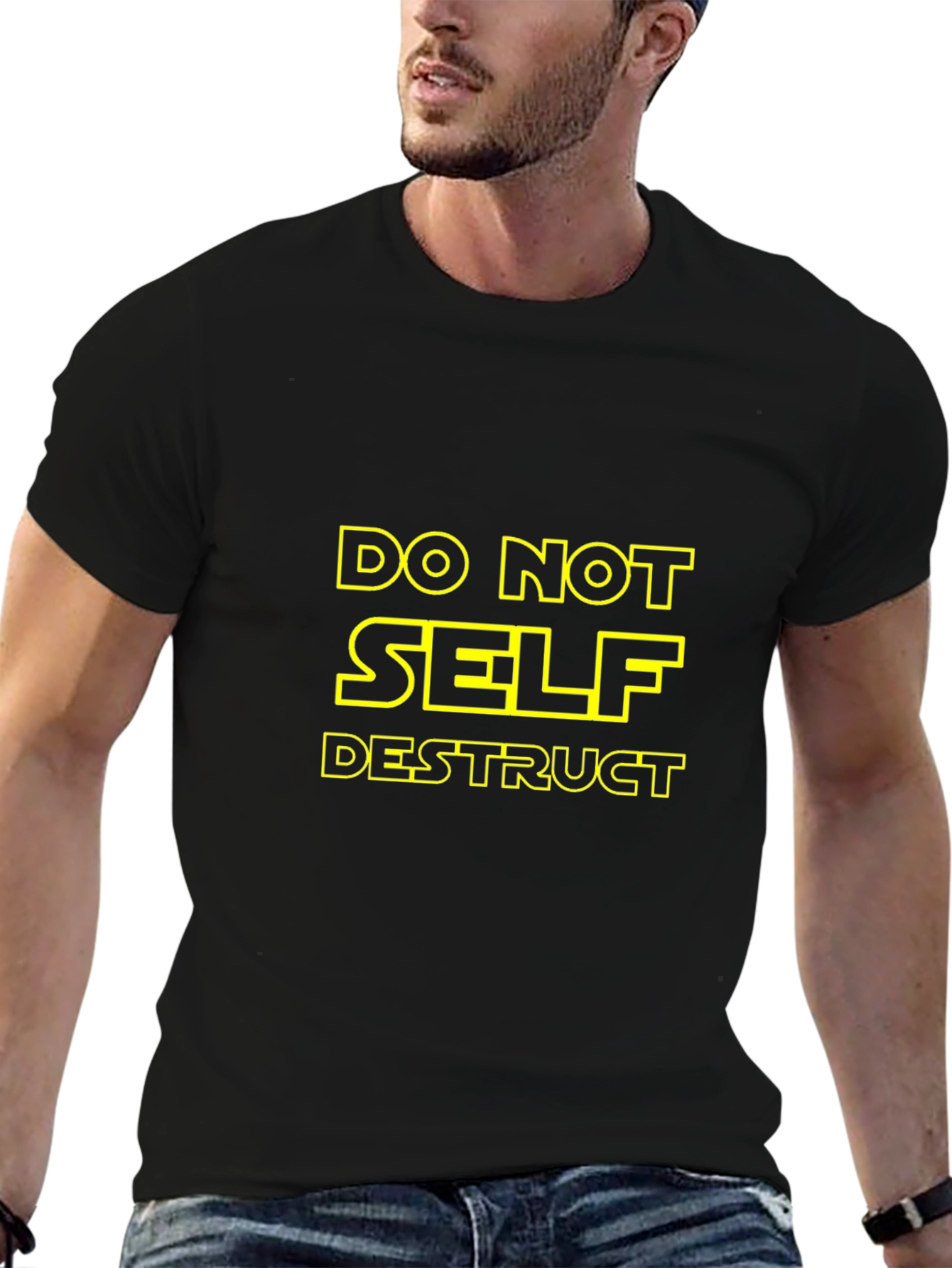 Do Not Self Destruct Black T-Shirt