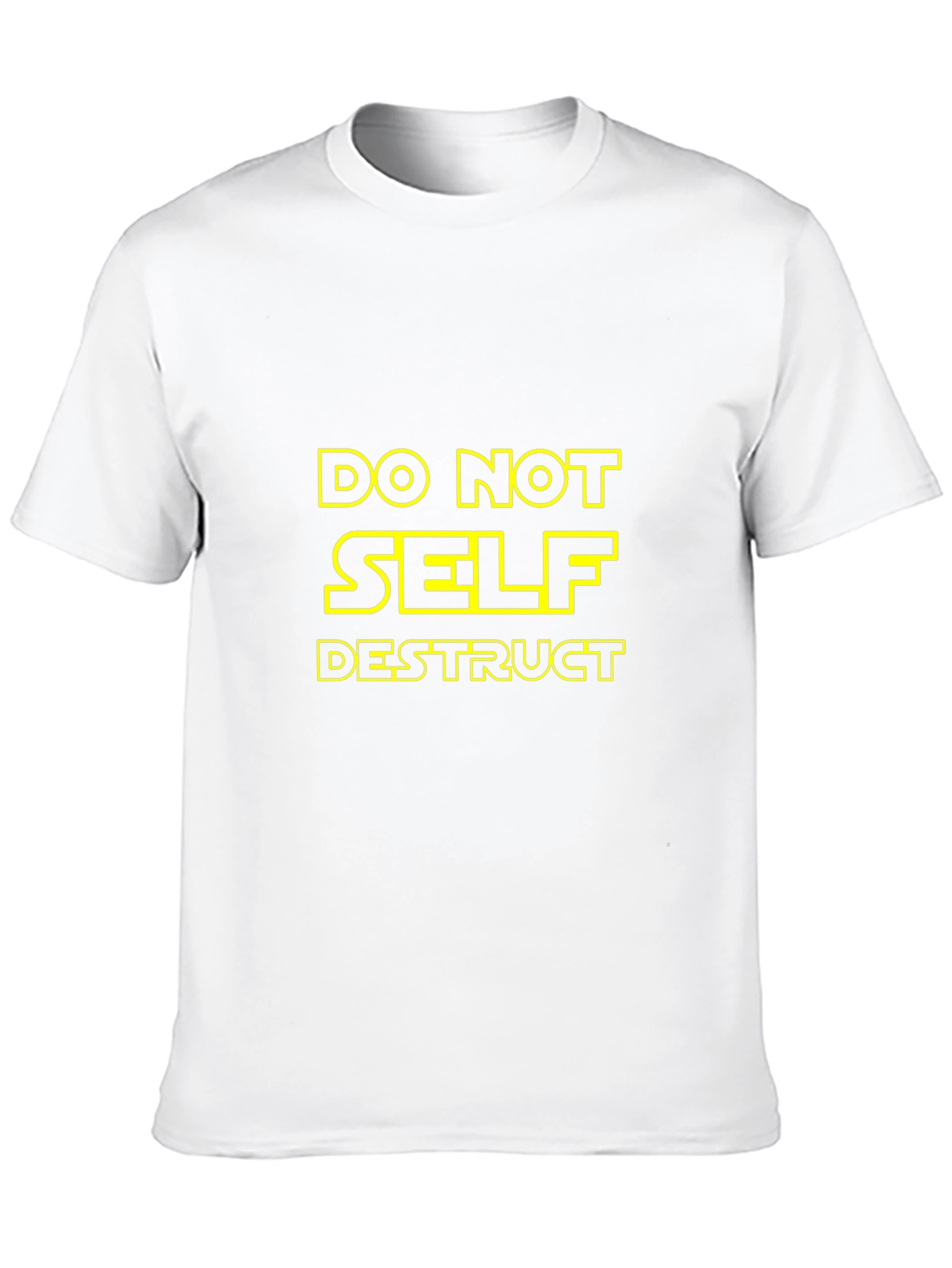 Do Not Self Destruct Black T-Shirt