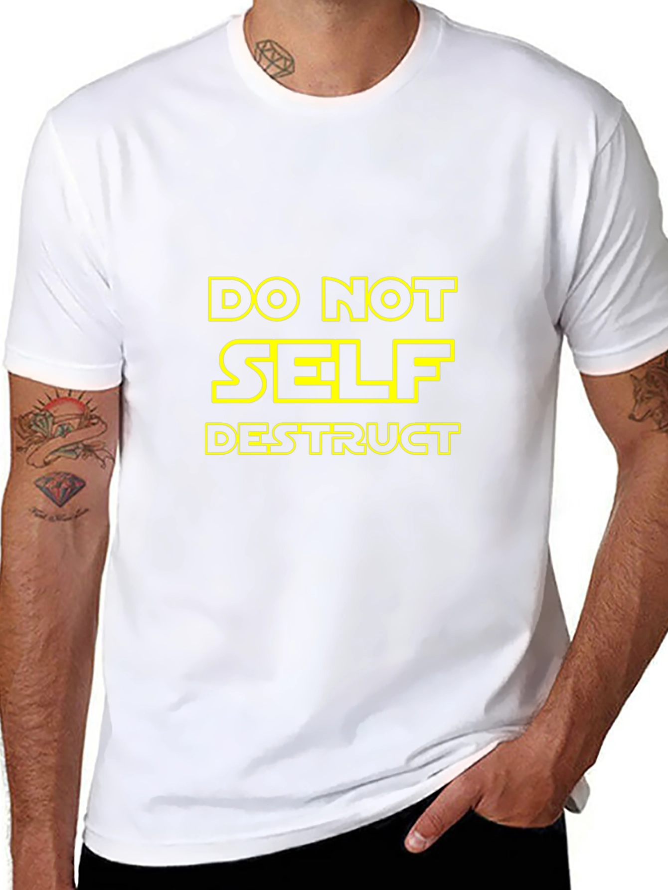 Do Not Self Destruct Black T-Shirt