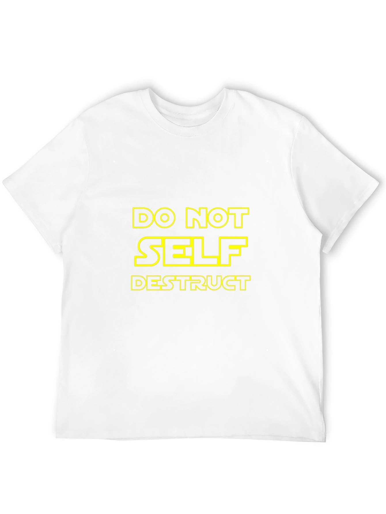 Do Not Self Destruct Black T-Shirt