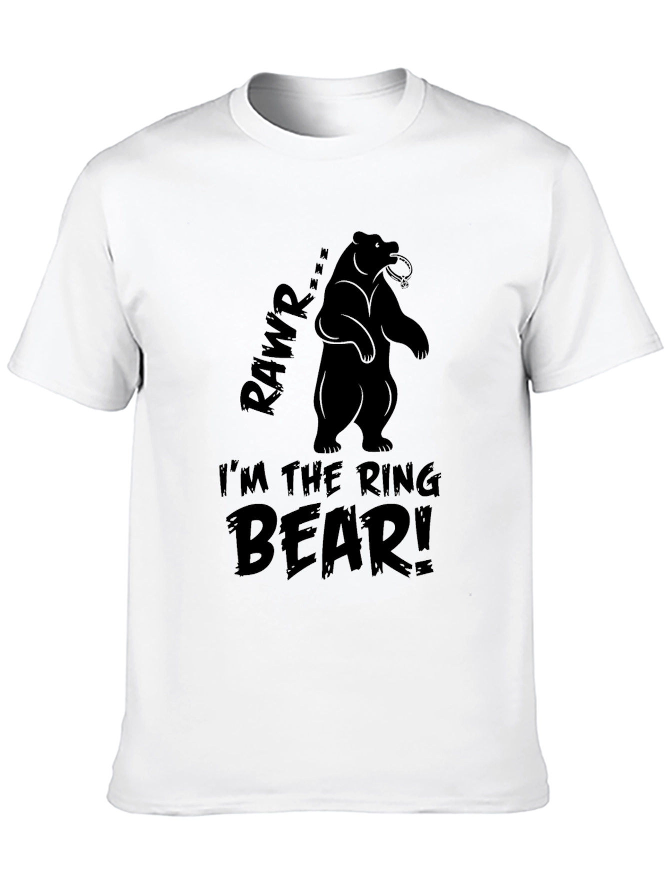 Im The Ring Bear T-Shirt Funny Graphic Tee