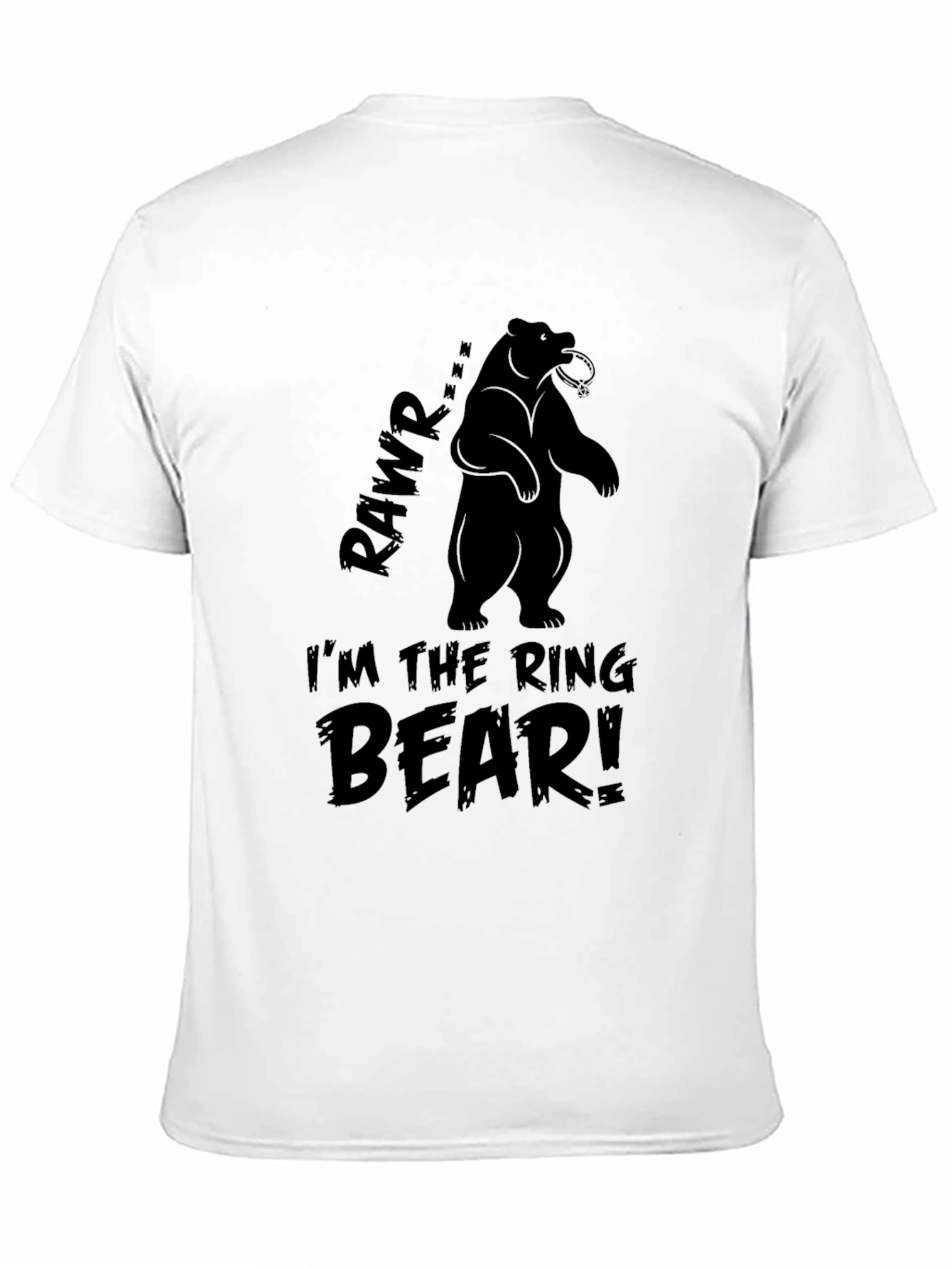 Im The Ring Bear T-Shirt Funny Graphic Tee