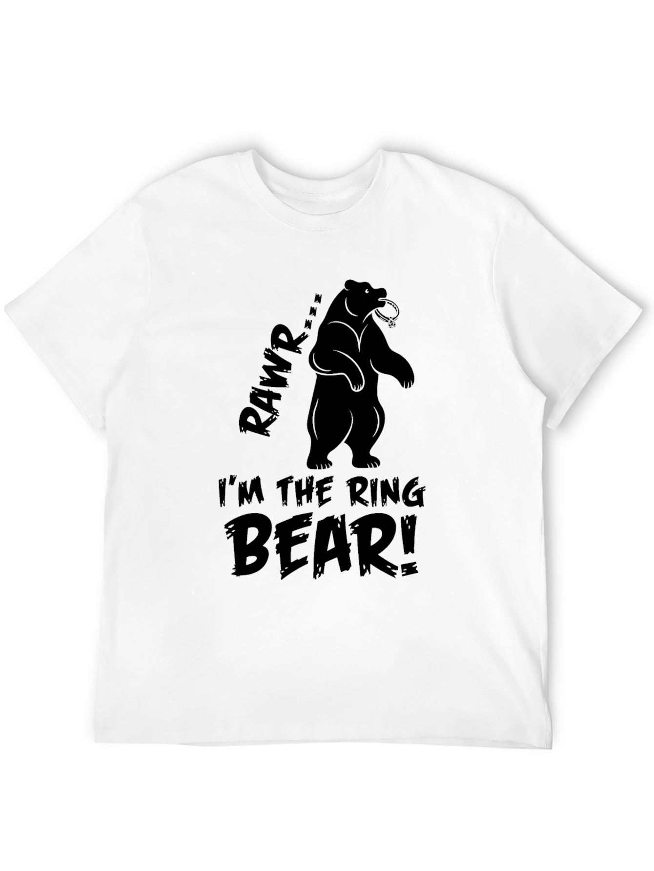 Im The Ring Bear T-Shirt Funny Graphic Tee
