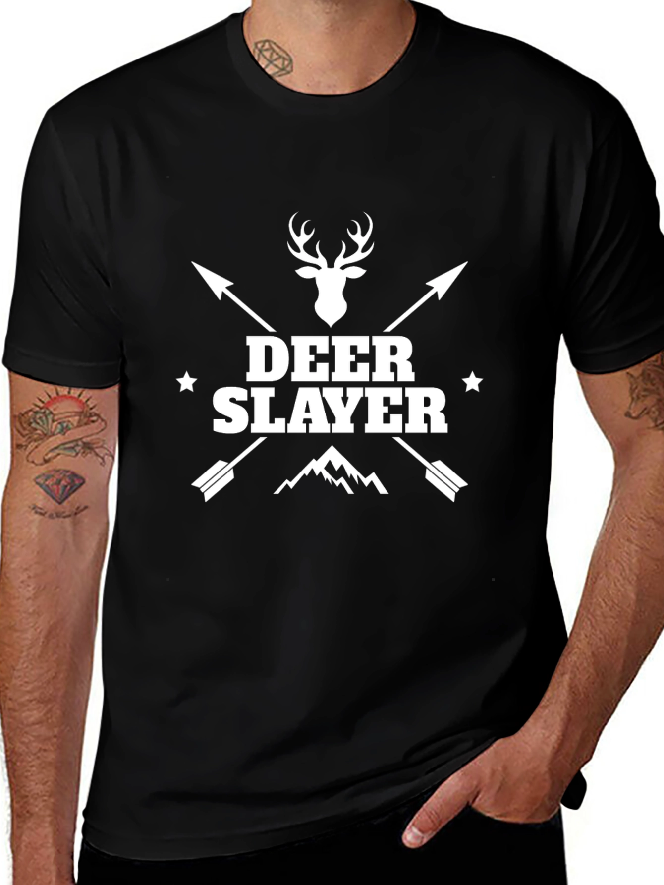 Deer Slayer Graphic T-Shirt - Hunting Apparel