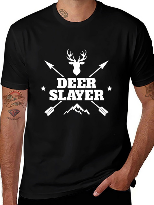 Deer Slayer Graphic T-Shirt - Hunting Apparel