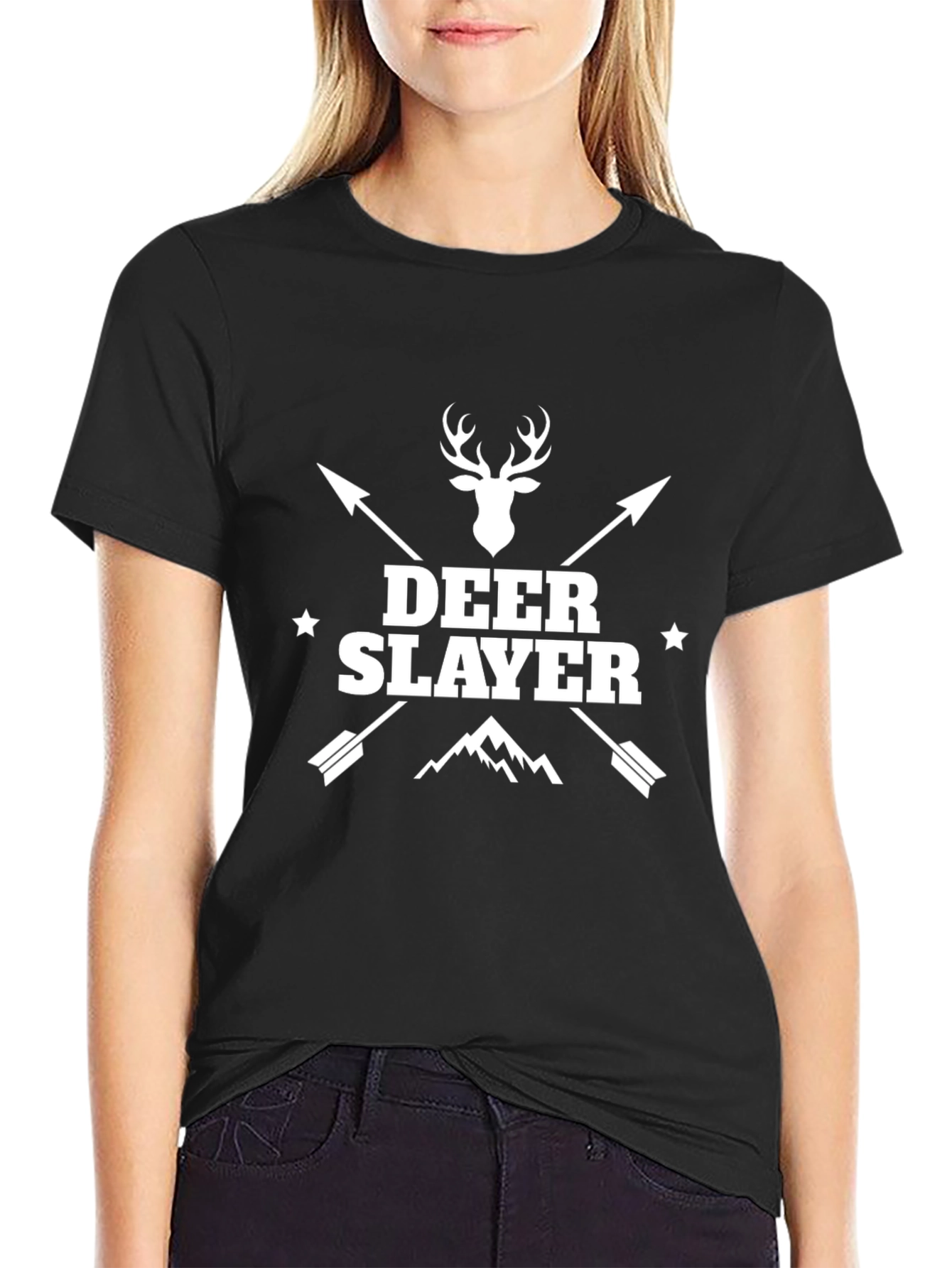 Deer Slayer Graphic T-Shirt - Hunting Apparel