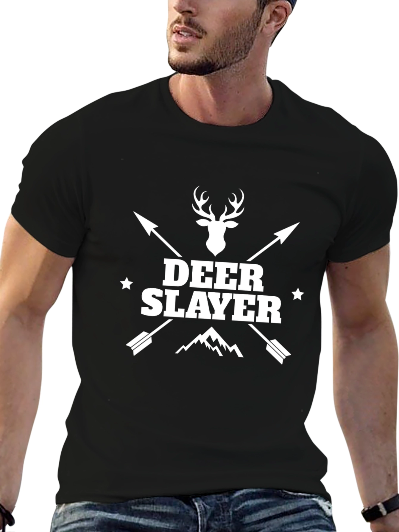 Deer Slayer Graphic T-Shirt - Hunting Apparel