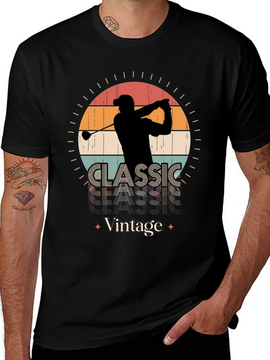 Classic Vintage Golfer T-Shirt