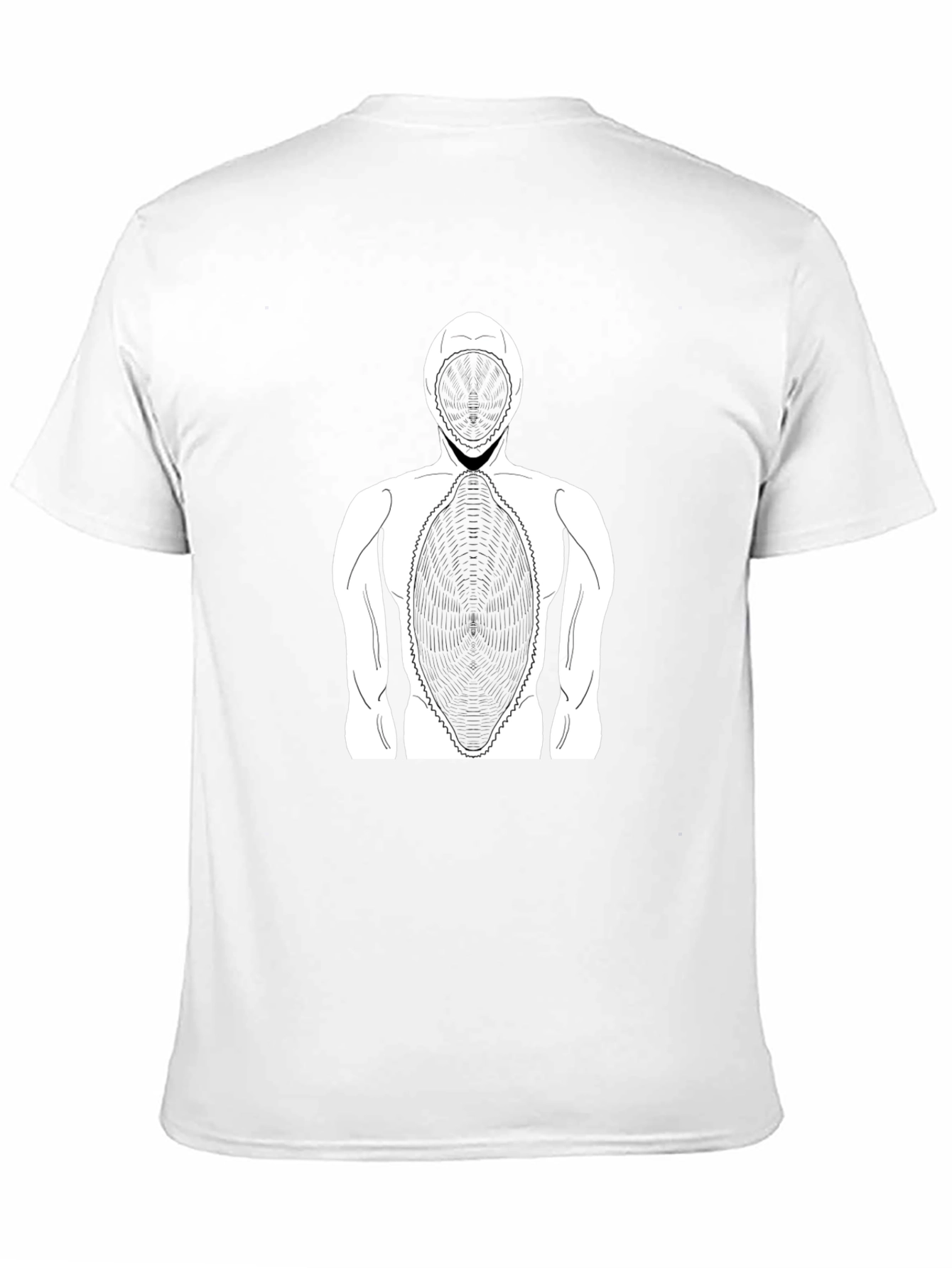 Abstract Graphic Print Crew Neck T-Shirt
