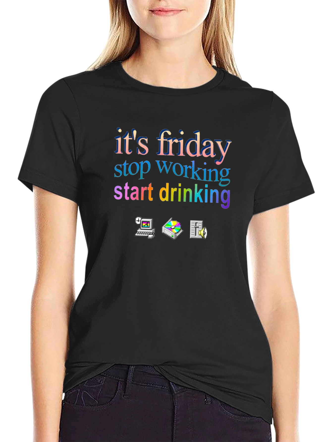 Its Friday T-Shirt: Stop Working Start Drinking!
