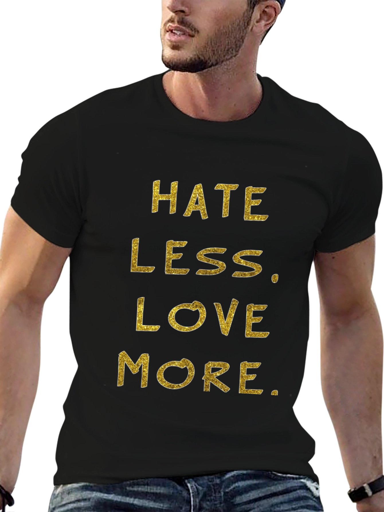 Hate Less Love More Graphic Tee