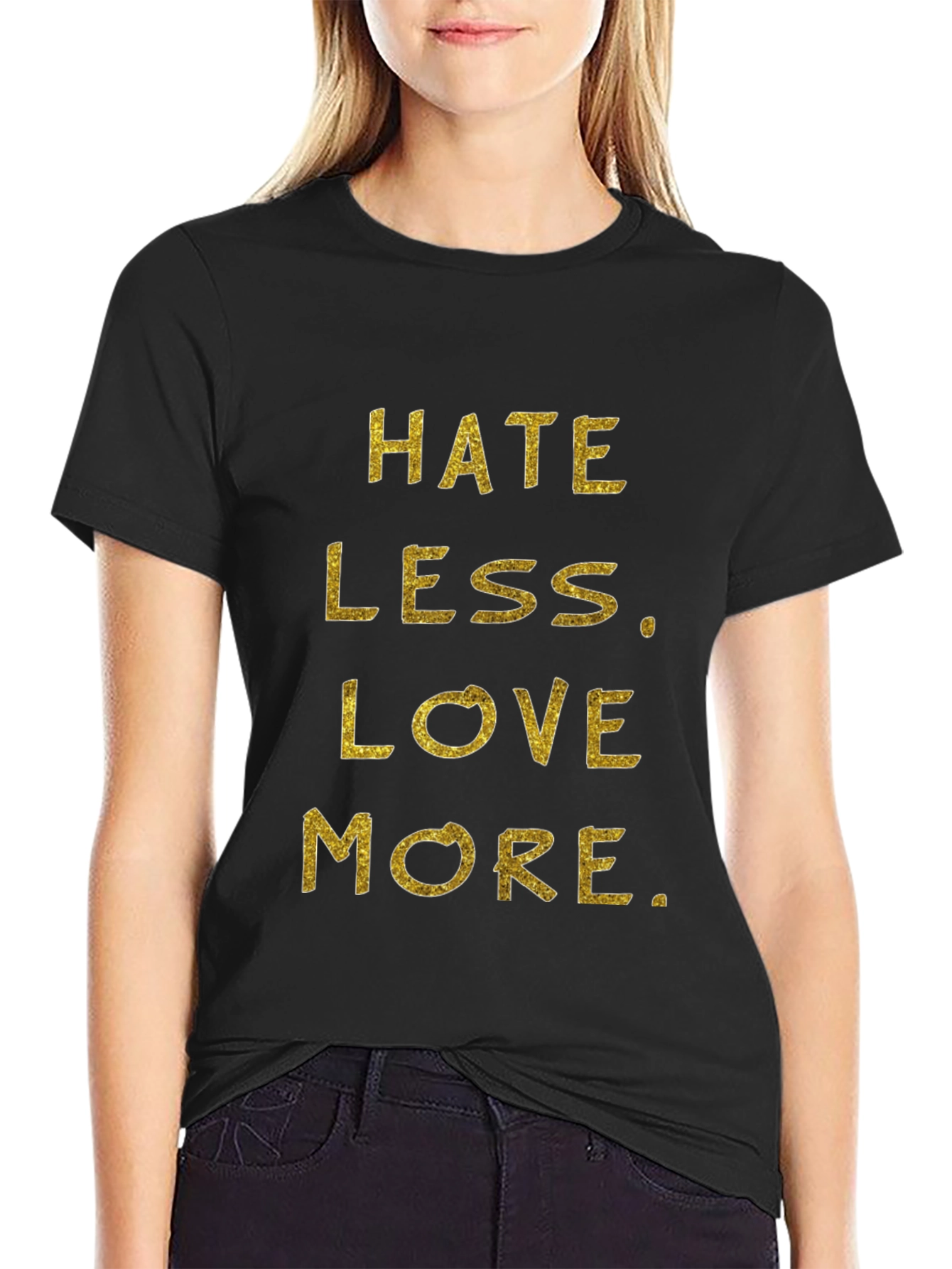 Hate Less Love More Graphic Tee