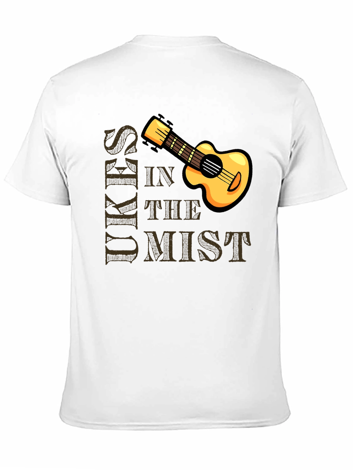 Ukuleles in the Mist Graphic T-Shirt