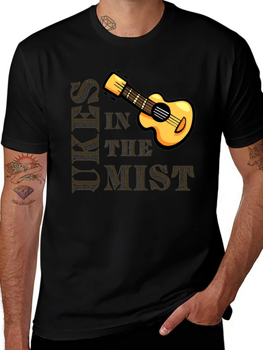 Ukuleles in the Mist Graphic T-Shirt