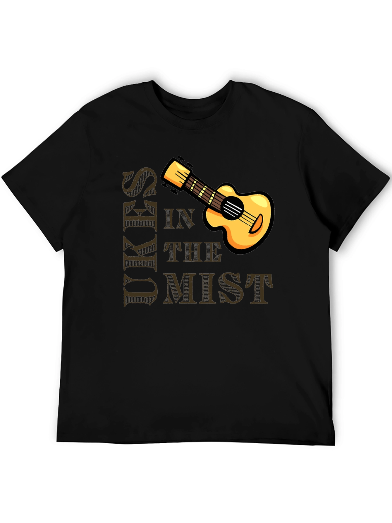 Ukuleles in the Mist Graphic T-Shirt