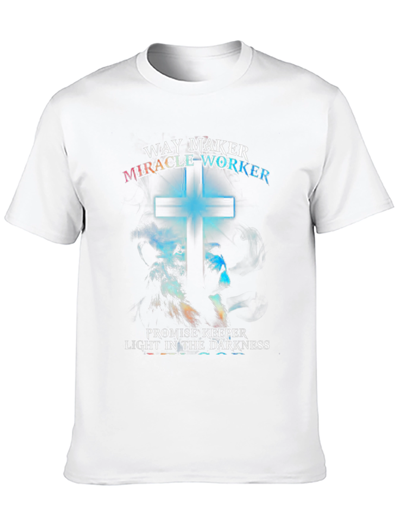 Way Maker T-Shirt - Lion & Cross Graphic Tee