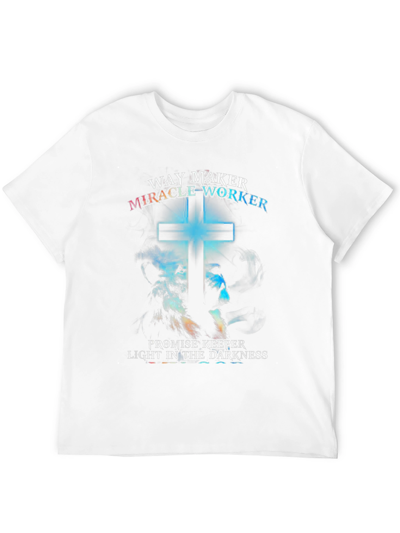 Way Maker T-Shirt - Lion & Cross Graphic Tee
