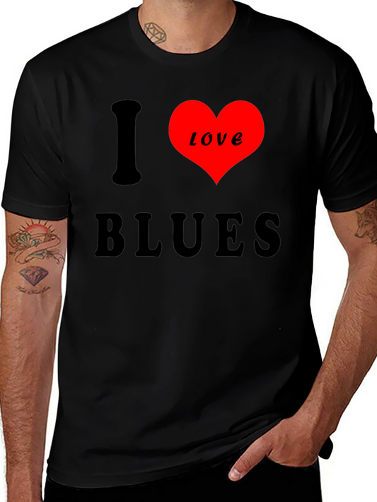 I Love Blues T-Shirt - Classic Design