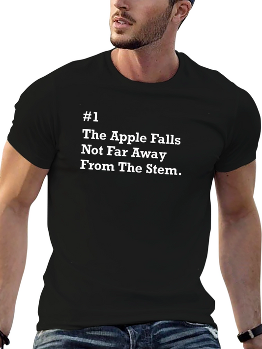 The Apple Falls T-Shirt - Funny Proverb Tee