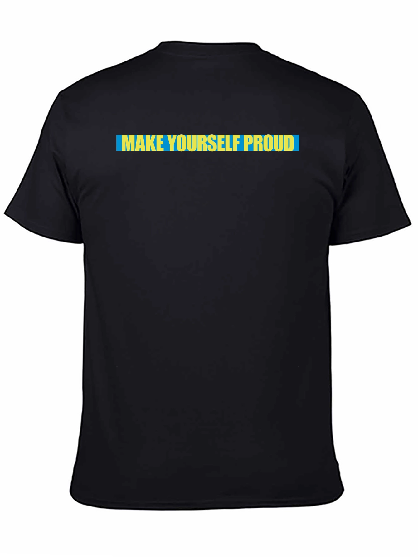 Make Yourself Proud Graphic T-Shirt - Black