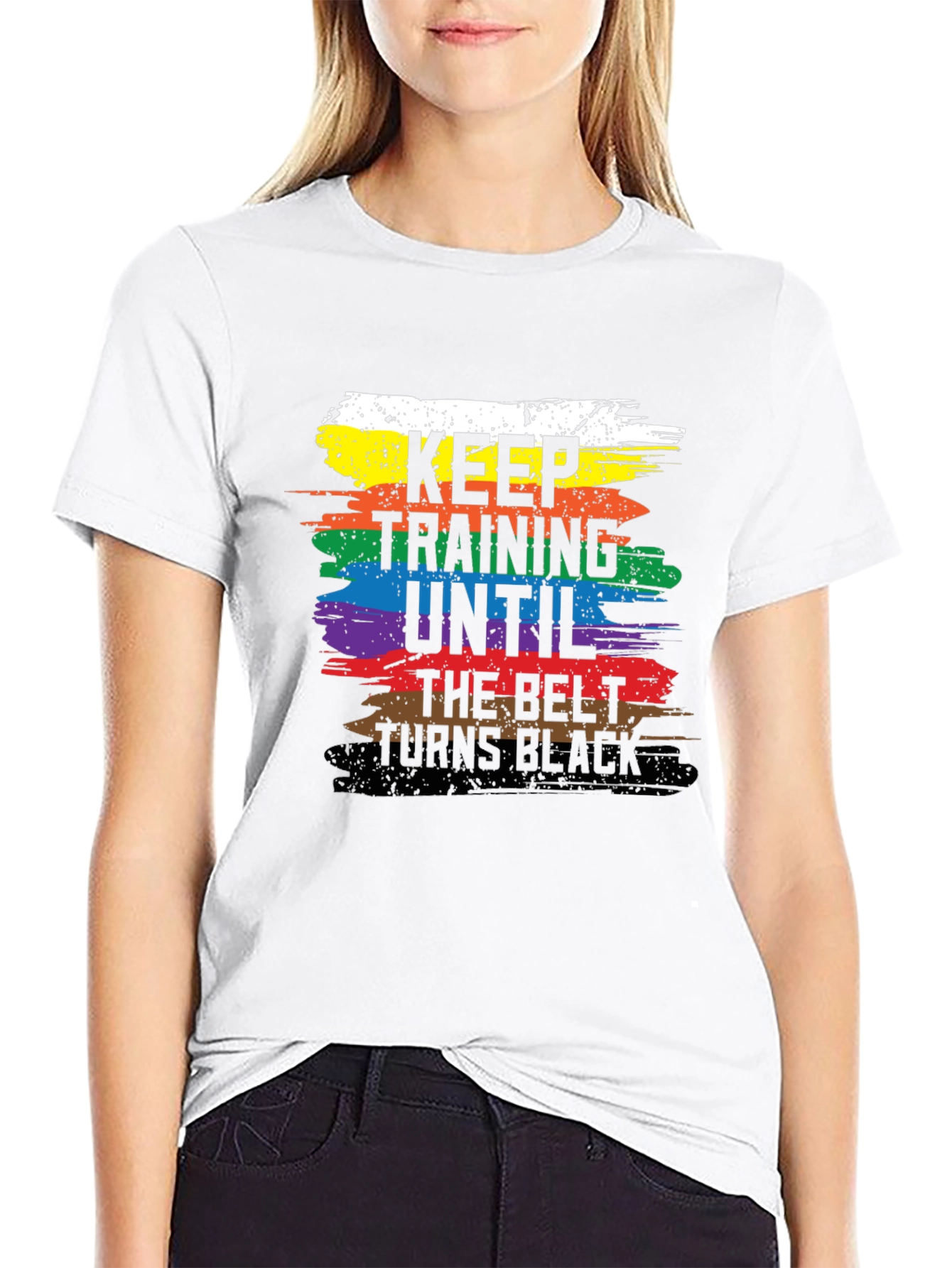 Keep Training Until The Belt Turns Black T-Shirt